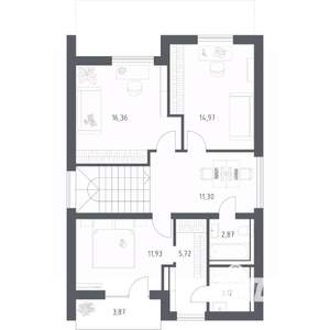 Дом 162м², 2-этажный, участок 7 сот.