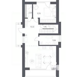 Дом 129м², 2-этажный, участок 6 сот.