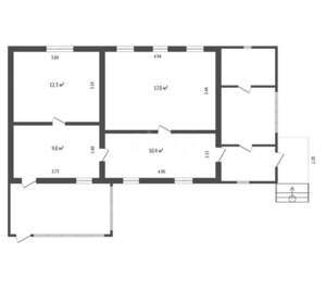 Дом 86м², 1-этажный, участок 8 сот.