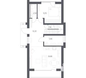 Дом 129м², 2-этажный, участок 6 сот.