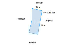 Дом 83м², 1-этажный, участок 4 сот.  