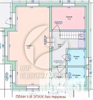 Дом 217м², 2-этажный, участок 8 сот.  