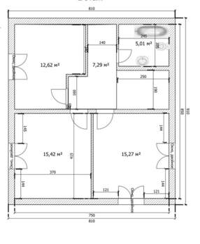 Дом 130м&sup2;, 2-этажный, участок 7 сот.  