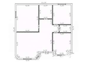 Дом 108м², 1-этажный, участок 5 сот.  