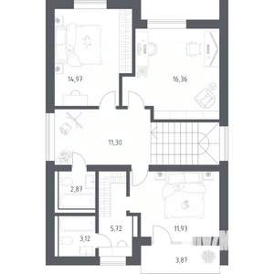 Дом 162м², 2-этажный, участок 7 сот.  