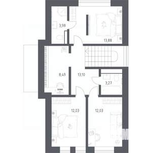 Дом 139м², 2-этажный, участок 7 сот.  