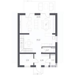 Дом 110м², 2-этажный, участок 6 сот.  