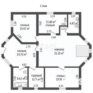 Дом 350м², 3-этажный, участок 21 сот.  