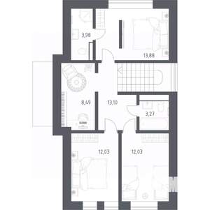 Дом 139м², 2-этажный, участок 5 сот.  