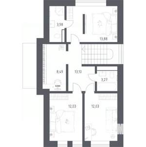 Дом 139м², 2-этажный, участок 6 сот.  