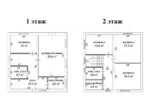 Дом 132м², 2-этажный, участок 5 сот.  