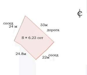 Дача 30м², 2-этажный, участок 6 сот.  