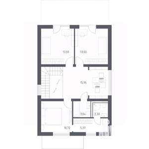 Дом 131м², 2-этажный, участок 6 сот.  