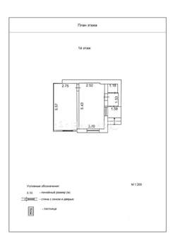Дом 34м&sup2;, 1-этажный, участок 2 сот.  