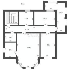 Дом 350м², 2-этажный, участок 13 сот.  