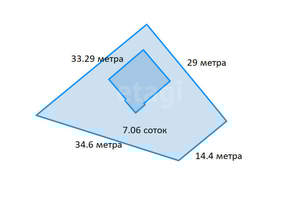 Дом 84м&sup2;, 1-этажный, участок 7 сот.  