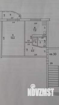 1-к квартира, на длительный срок, 29м2, 3/5 этаж