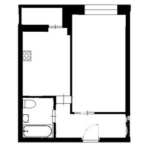 1-к квартира, на длительный срок, 38м2, 7/16 этаж