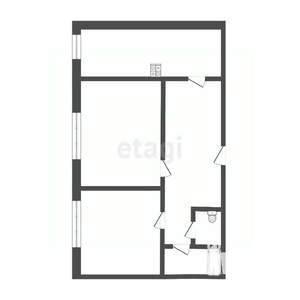 2-к квартира, вторичка, 52м2, 2/9 этаж