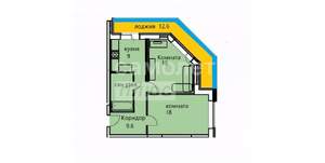 2-к квартира, вторичка, 70м2, 15/17 этаж