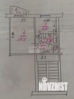 1-к квартира, вторичка, 30м2, 3/5 этаж