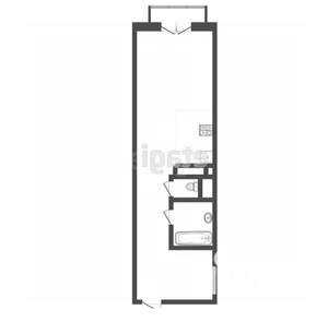 Студия квартира, вторичка, 29м2, 5/15 этаж