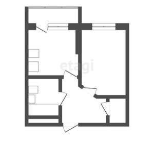 1-к квартира, вторичка, 32м2, 14/17 этаж