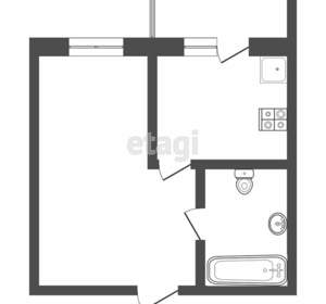 1-к квартира, вторичка, 42м2, 8/15 этаж