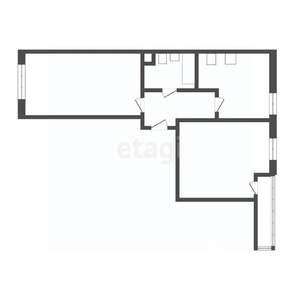 2-к квартира, вторичка, 46м2, 10/10 этаж