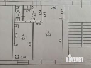 1-к квартира, вторичка, 25м2, 4/5 этаж