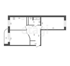 2-к квартира, вторичка, 58м2, 11/14 этаж