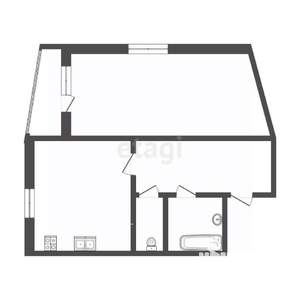 1-к квартира, вторичка, 45м2, 9/17 этаж