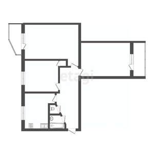 3-к квартира, вторичка, 59м2, 4/9 этаж