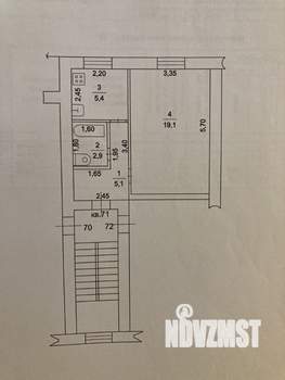 1-к квартира, вторичка, 33м2, 4/5 этаж