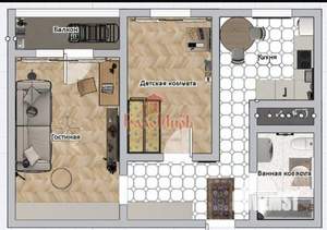2-к квартира, вторичка, 51м2, 6/16 этаж