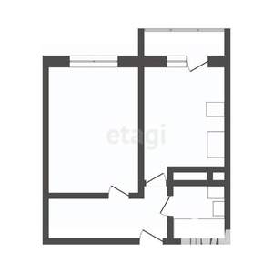 1-к квартира, вторичка, 38м2, 5/17 этаж
