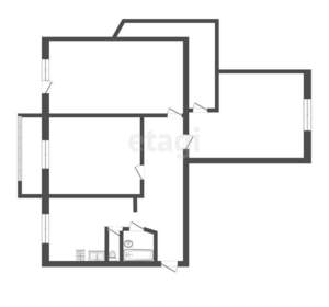 3-к квартира, вторичка, 77м2, 8/9 этаж