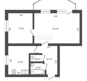 2-к квартира, вторичка, 37м2, 2/5 этаж