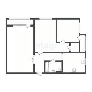 3-к квартира, вторичка, 68м2, 6/14 этаж
