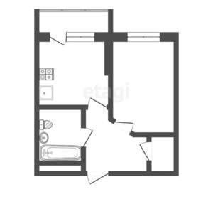 1-к квартира, вторичка, 32м2, 11/17 этаж