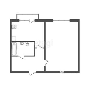 1-к квартира, вторичка, 28м2, 7/9 этаж