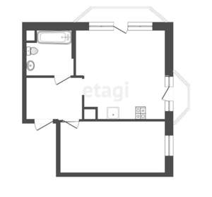 2-к квартира, вторичка, 55м2, 4/4 этаж