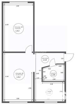 2-к квартира, вторичка, 44м2, 3/5 этаж