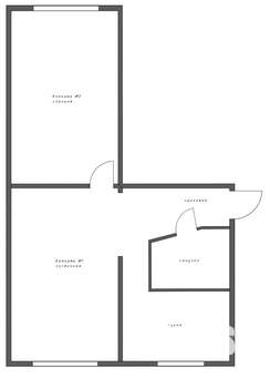 2-к квартира, вторичка, 44м2, 3/5 этаж