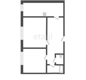 2-к квартира, вторичка, 52м2, 2/9 этаж