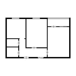 2-к квартира, вторичка, 53м2, 3/9 этаж