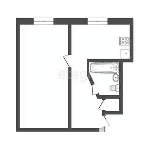 1-к квартира, вторичка, 32м2, 2/9 этаж