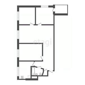 4-к квартира, вторичка, 68м2, 5/9 этаж