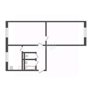 2-к квартира, вторичка, 46м2, 5/5 этаж