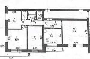 4-к квартира, вторичка, 73м2, 7/9 этаж